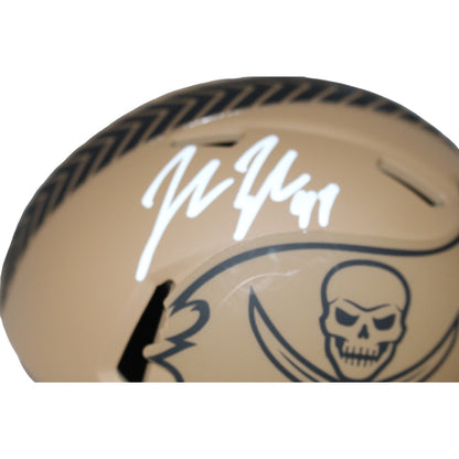 John Lynch Signed Tampa Bay Buccaneers Salute to Service Mini Helmet