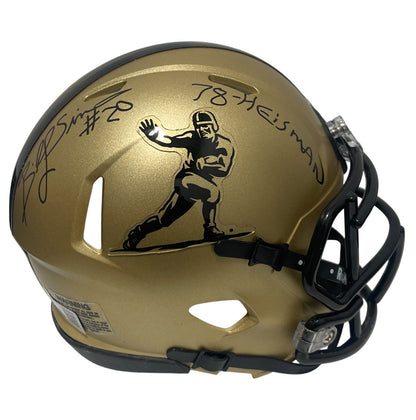 Billy Sims Signed Heisman Mini Helmet '78 Heisman Beckett Witnessed