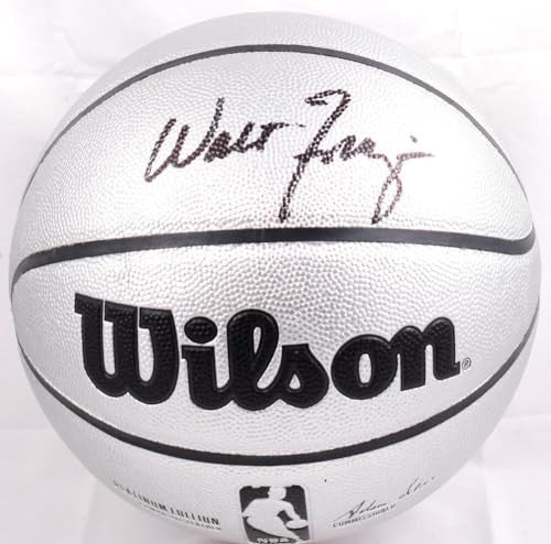 Walt Frazier Autographed Official NBA Wilson Platinum Basketball