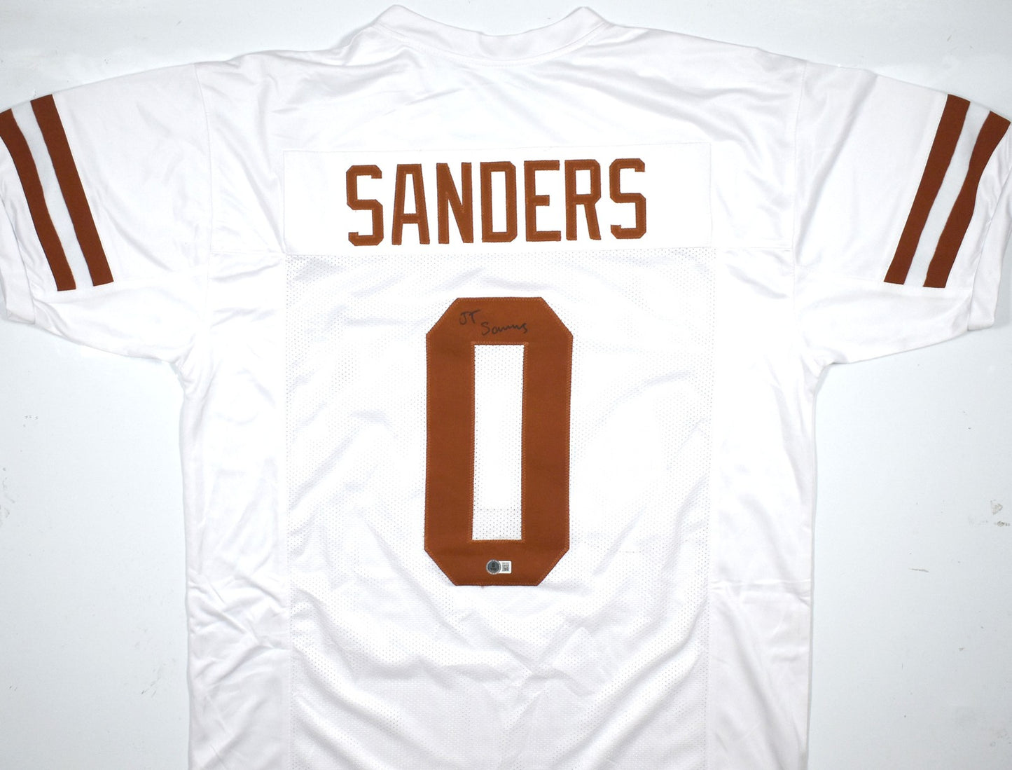 Ja'Tavion Sanders Autographed White Custom Jersey