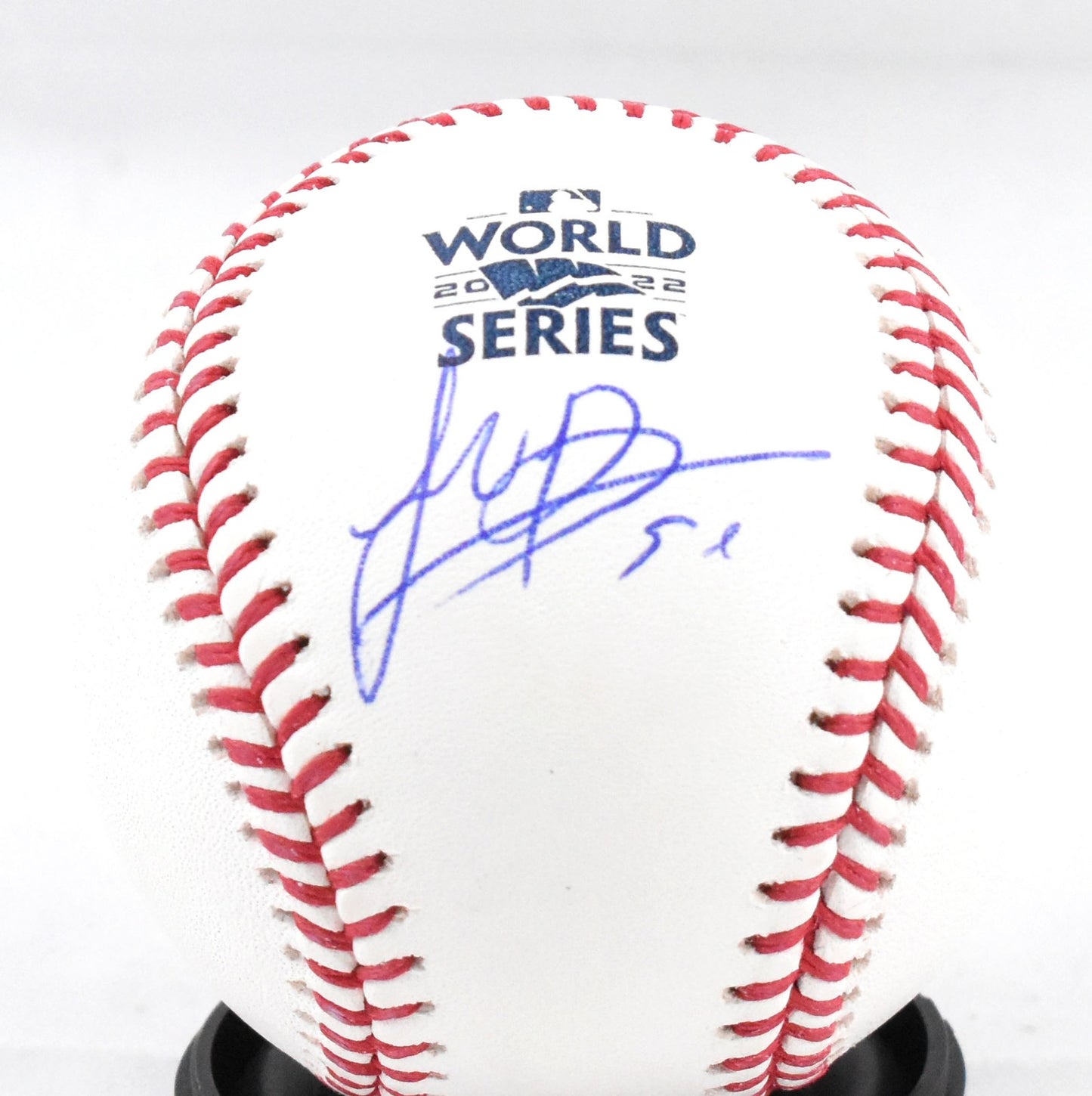 Framber Valdez Signed Rawlings Official World Series Baseball