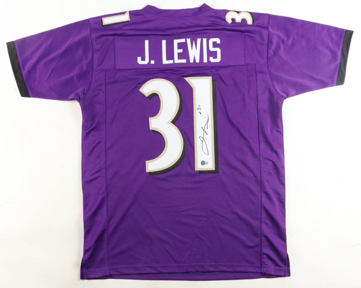 Jamal Lewis Signed Baltimore Ravens Custom Football Jersey