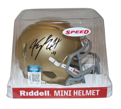 Kyle Hamilton Autographed Notre Dame Fighting Irish Mini Helmet