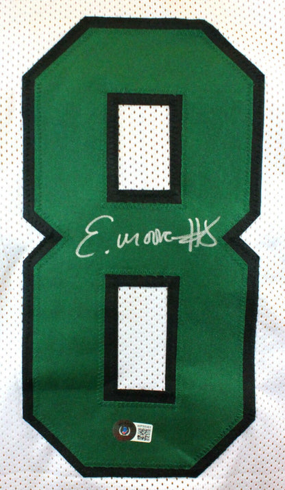 Elijah Moore Signed White Custom Football Jersey