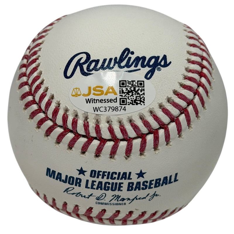 Bret Saberhagen Autographed ROMLB Baseball "85 WS MVP" JSA Witnessed