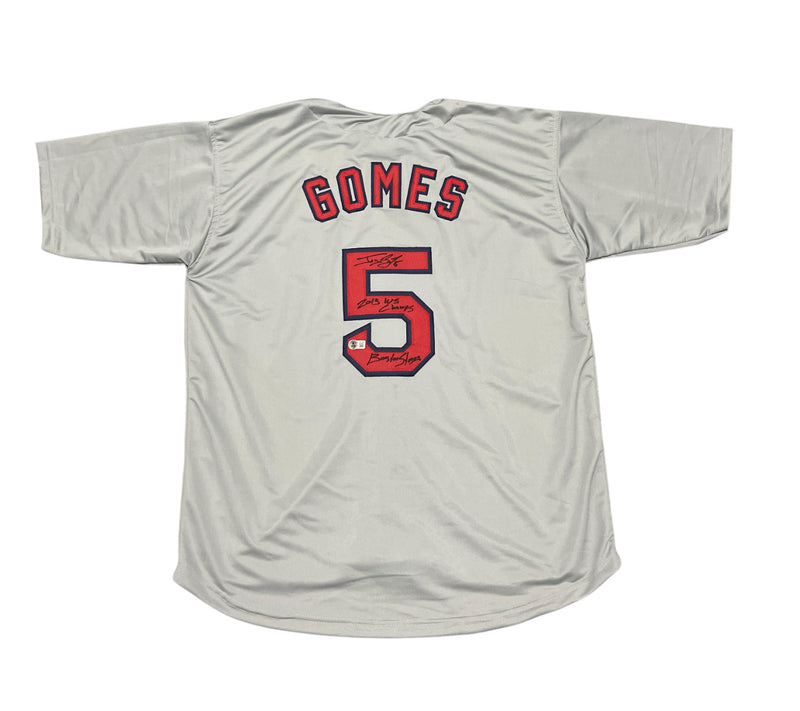 Jonny Gomes Signed Boston Red Sox Custom Jersey (Beckett BAS COA)