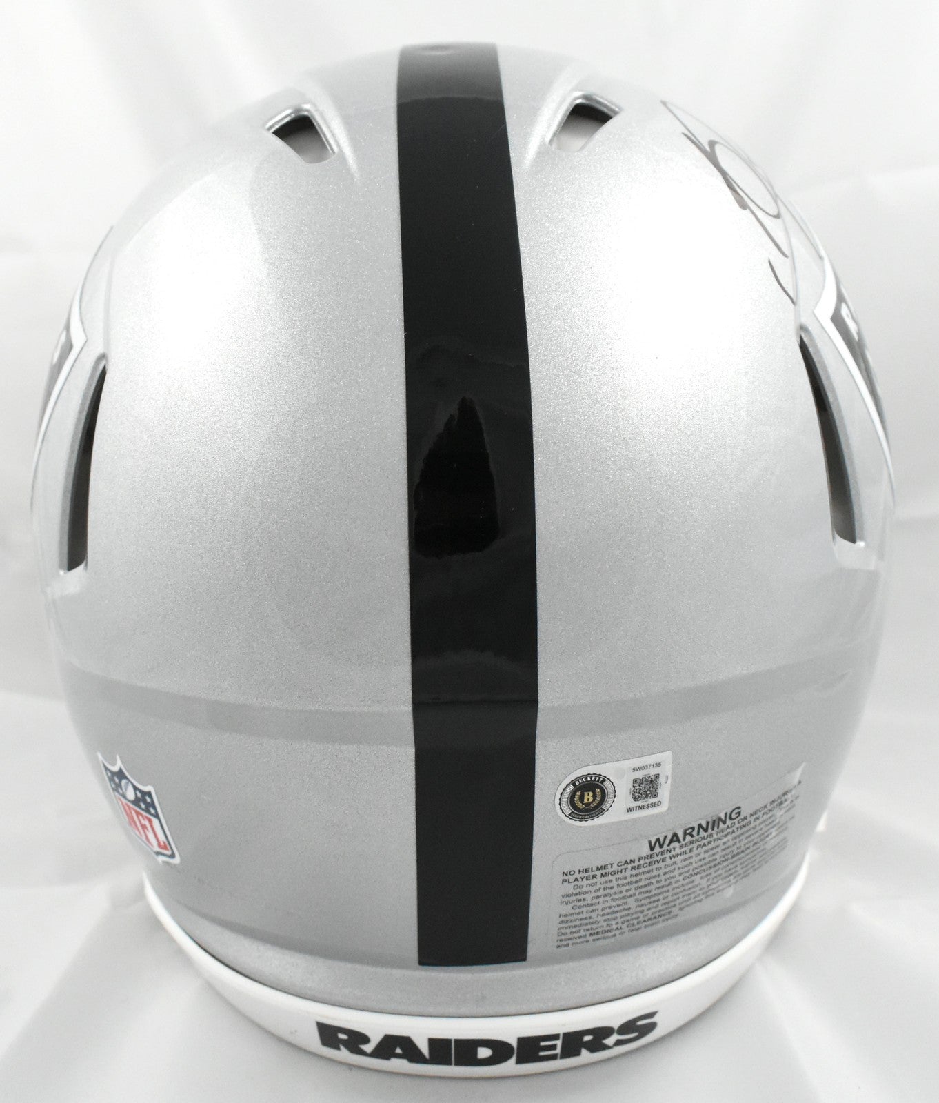 Bo Jackson Signed Las Vegas Raiders Full Size Speed Authentic Helmet
