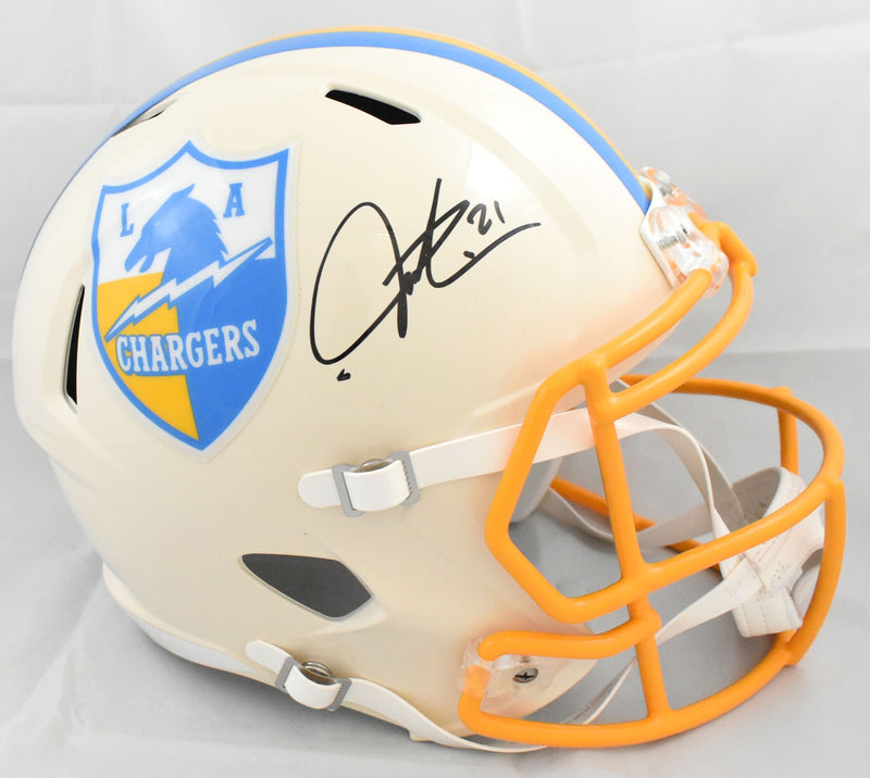 LaDainian Tomlinson Autographed San Diego Chargers Retro Speed Helmet