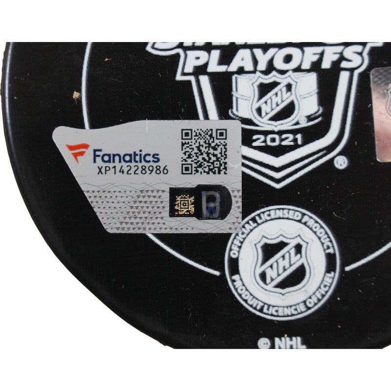 Victor Hedman Signed Tampa Bay Lightning 2021 SC Champs Puck "21 Cup"