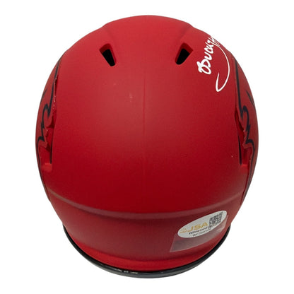 Bucky Irving Signed Tampa Bay Buccaneers Rave Mini Helmet