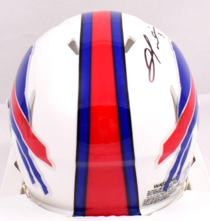 Damar Hamlin Signed Buffalo Bills Speed Mini Helmet - Black Edition
