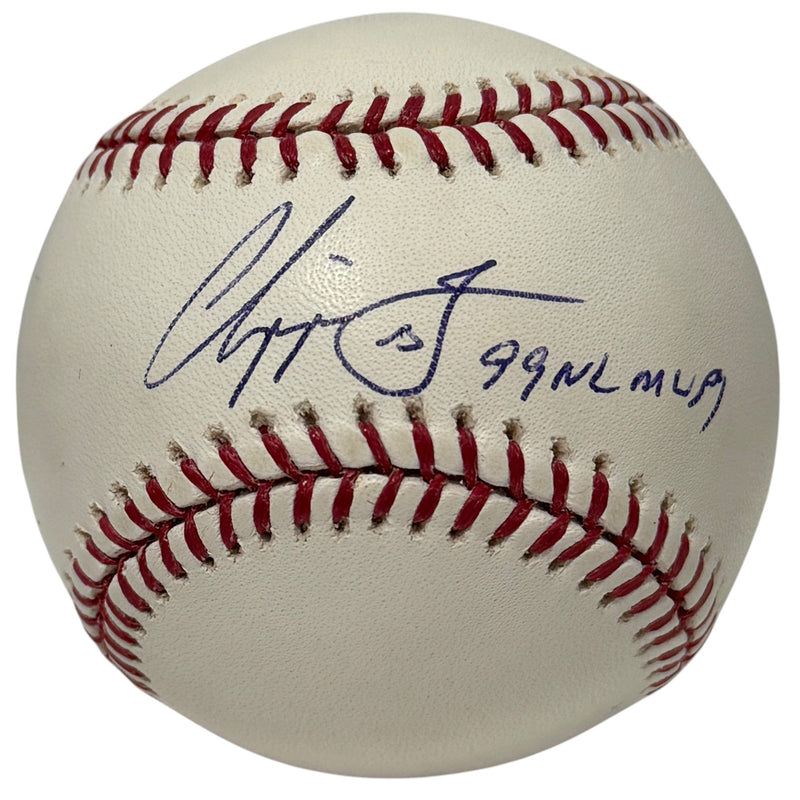 Chipper Jones Signed Official Rawlings MLB Baseball (99 NL MVP) - JSA