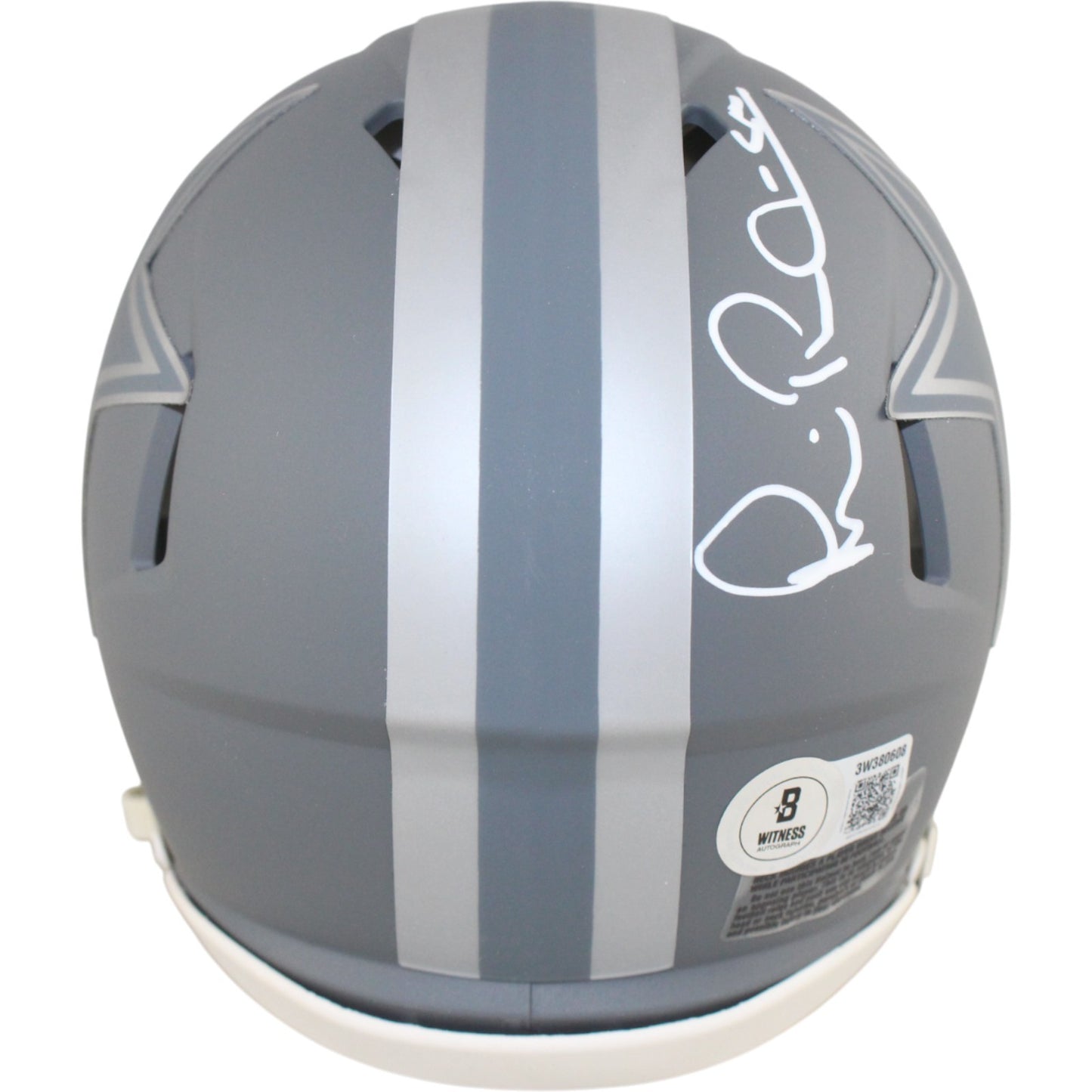 Michael Irvin Dallas Cowboys Autographed Slate Mini Helmet (Beckett COA)