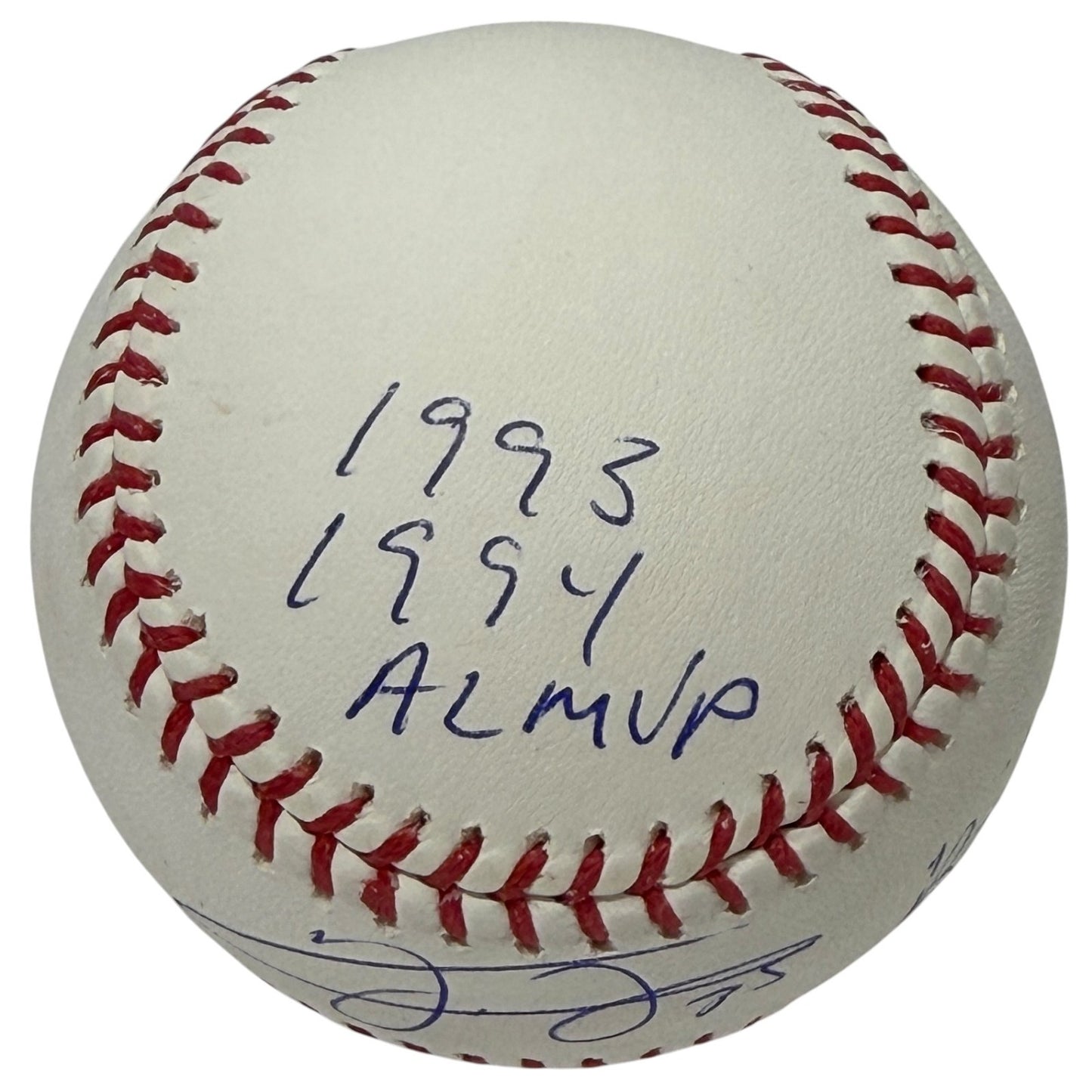 Frank Thomas Autographed ROMLB Baseball with 3 Stat Inscriptions (JSA COA)