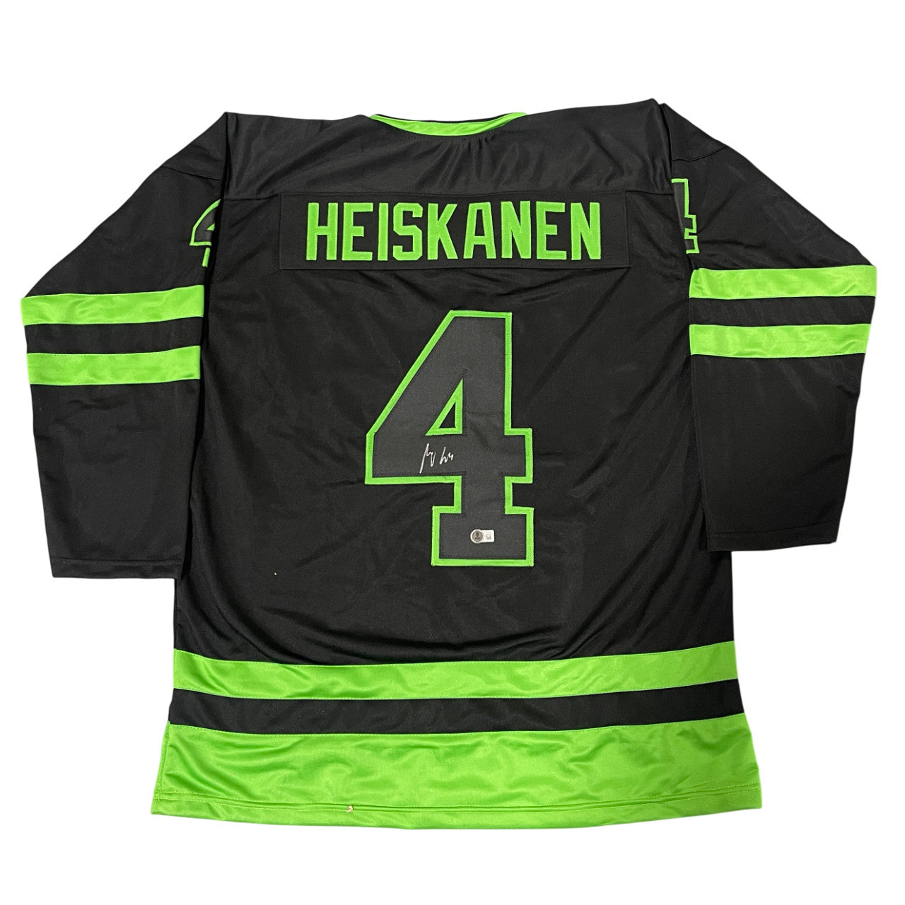 Miro Heiskanen Signed Dallas Stars Custom Black Jersey (Beckett Witnessed)