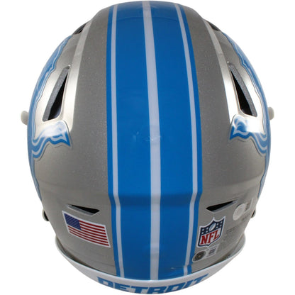 Barry Sanders Autographed Detroit Lions Authentic SpeedFlex Helmet