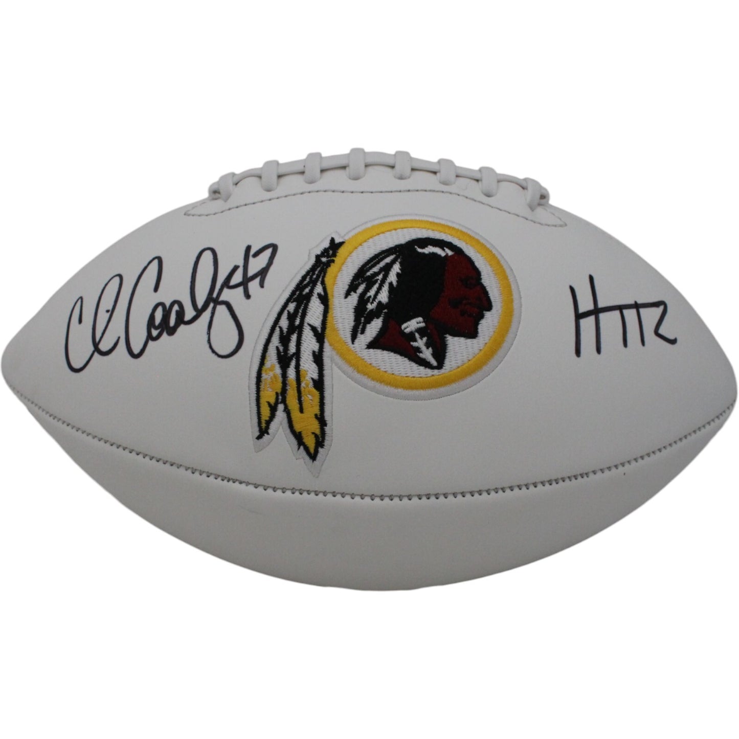 Chris Cooley Autographed Washington Redskins Logo Football (HTTR)