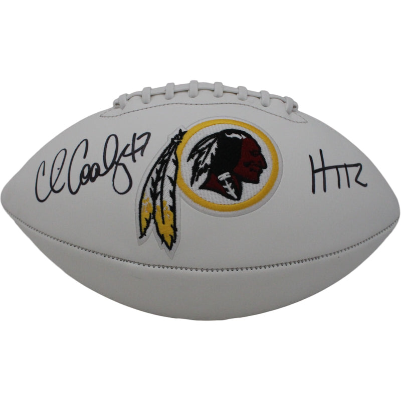 Chris Cooley Autographed Washington Redskins Logo Football (HTTR)