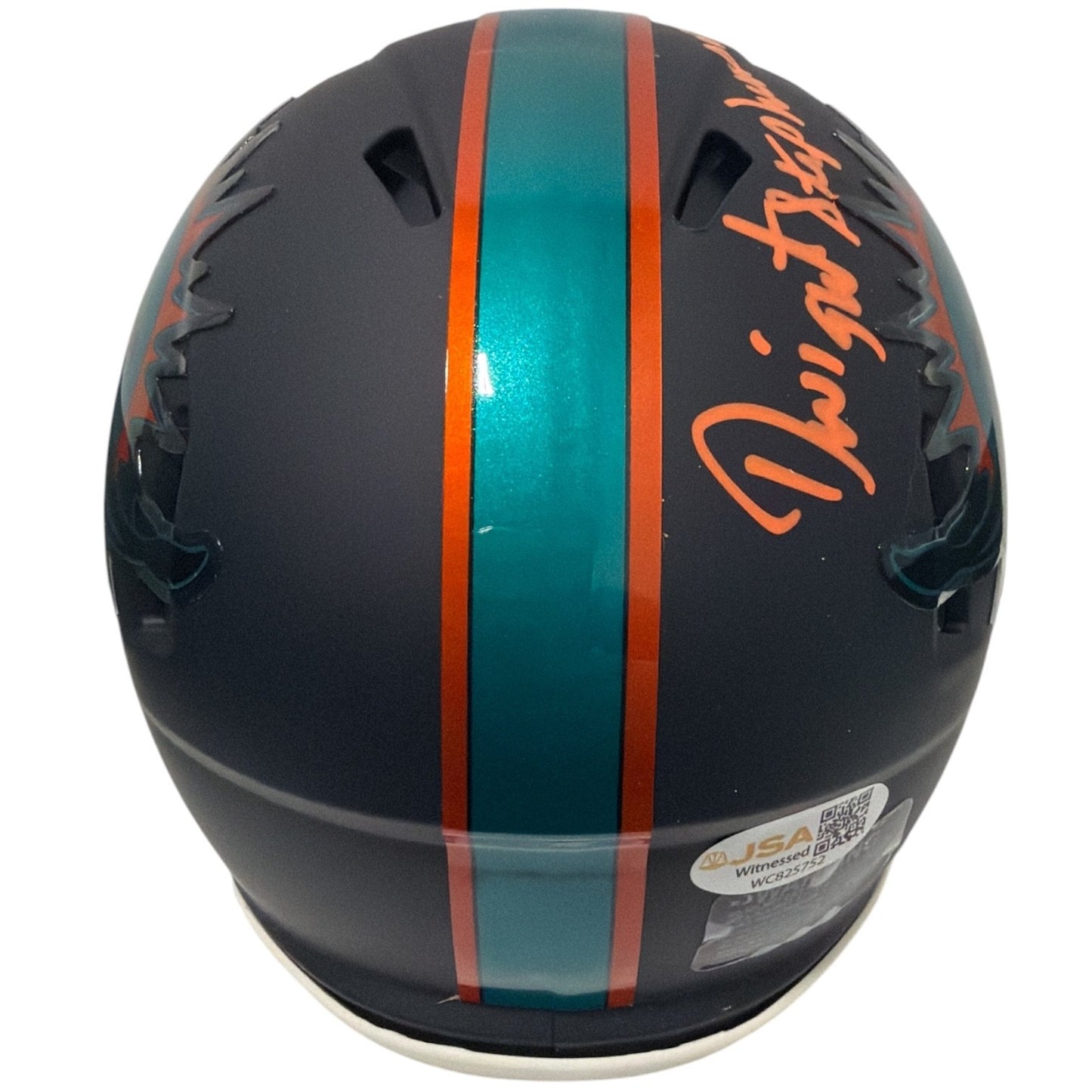 Dwight Stephenson Signed Miami Dolphins Rivalries Mini Helmet