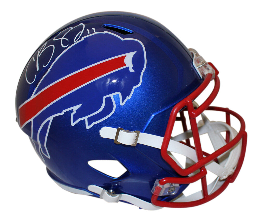Cole Beasley Autographed Buffalo Bills Full Size Flash Speed Helmet