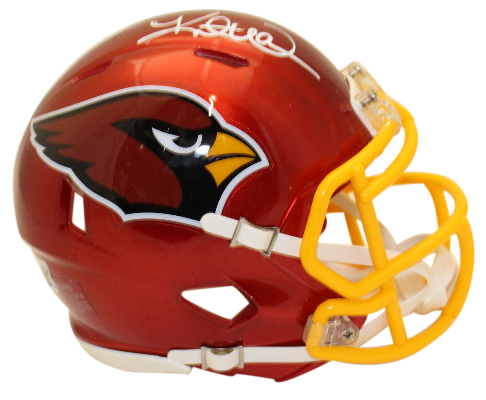 Kurt Warner Autographed Arizona Cardinals Flash Mini Helmet (Beckett)