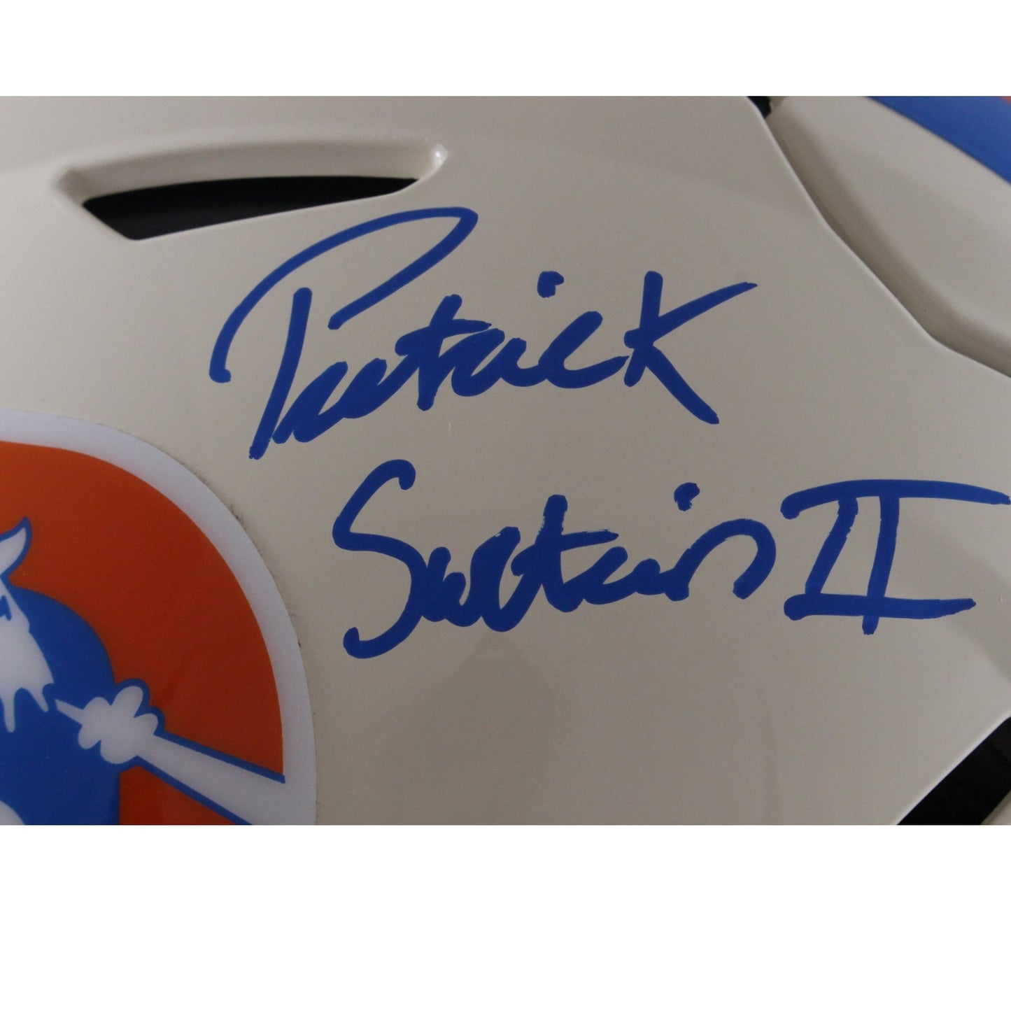 Patrick Surtain Autographed Denver Broncos Authentic SpeedFlex Retro Helmet