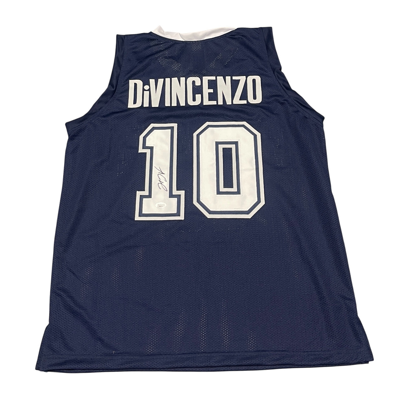 Donte DiVincenzo Signed Villanova Wildcats Custom Basketball Jersey JSA