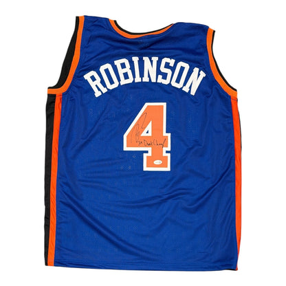 Nate Robinson Signed New York Knicks Custom Jersey - 3x Dunk Champ