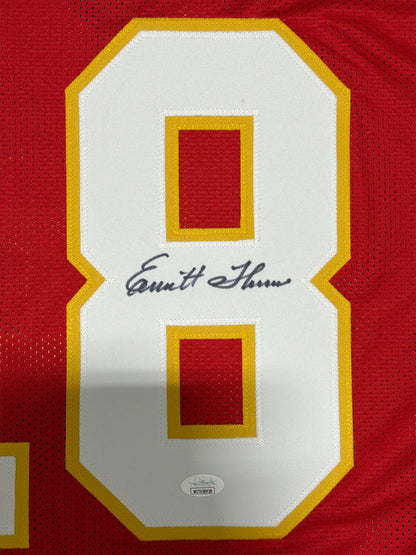 Emmitt Thomas Signed Kansas City Chiefs Custom Jersey