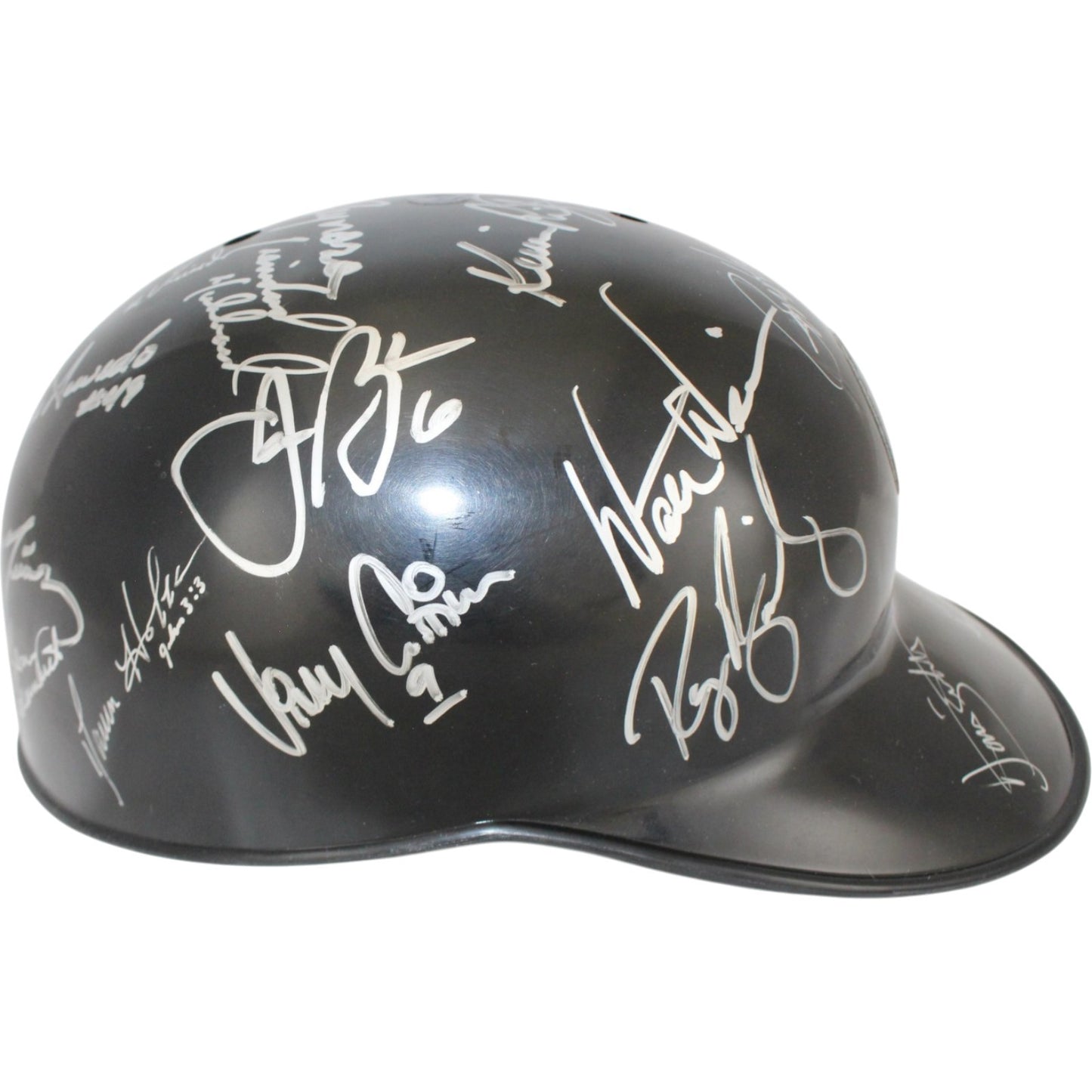 1995 Colorado Rockies Team Signed Multi-Signed Replica Baseball Helmet