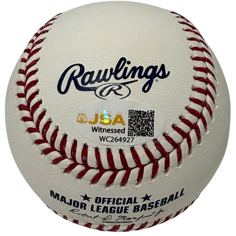 Jeff Reardon Signed Official Major League Baseball (3 Inscriptions)