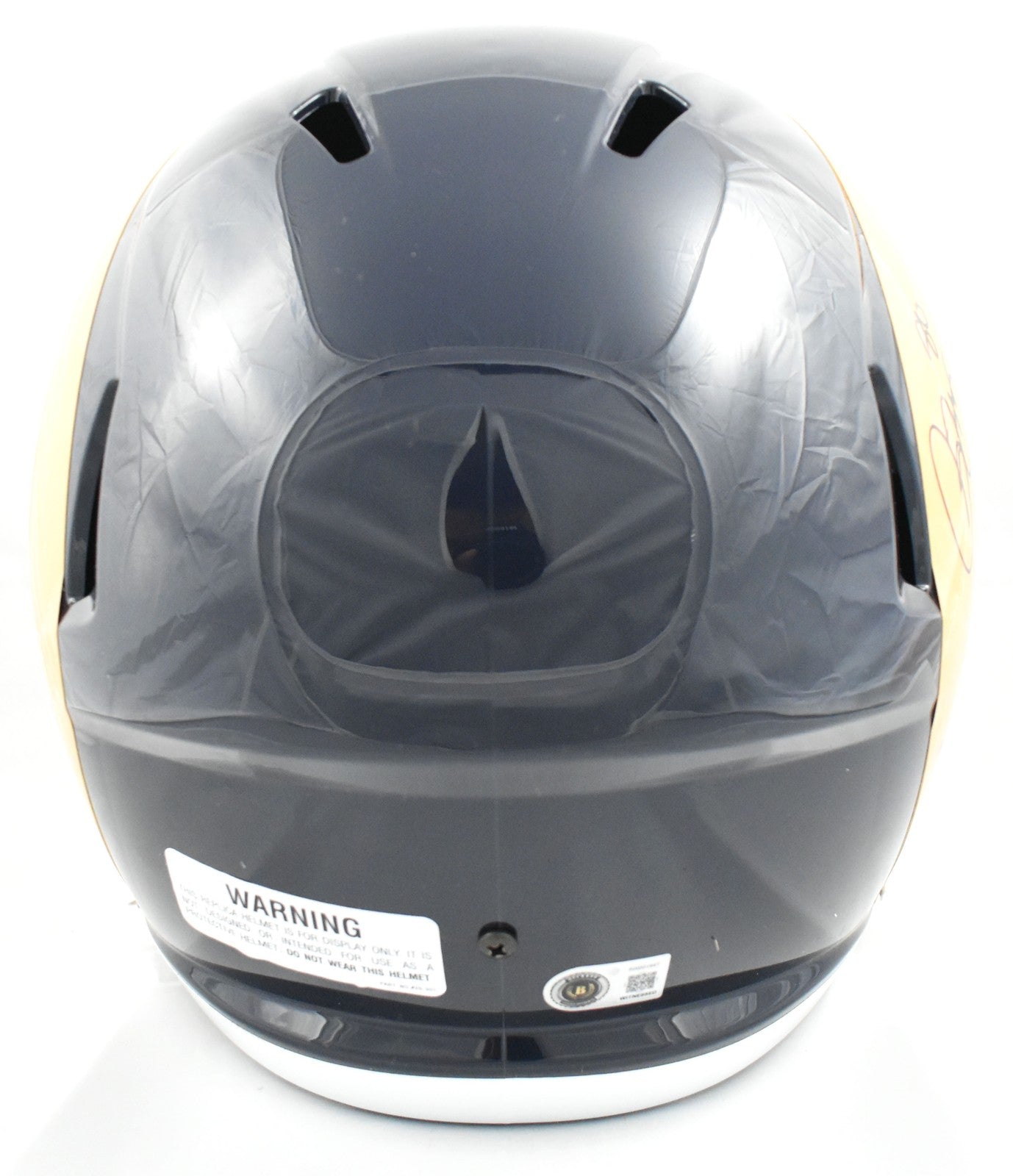 Warner, Faulk, Bruce & Holt Signed St. Louis Rams Full Size Helmet
