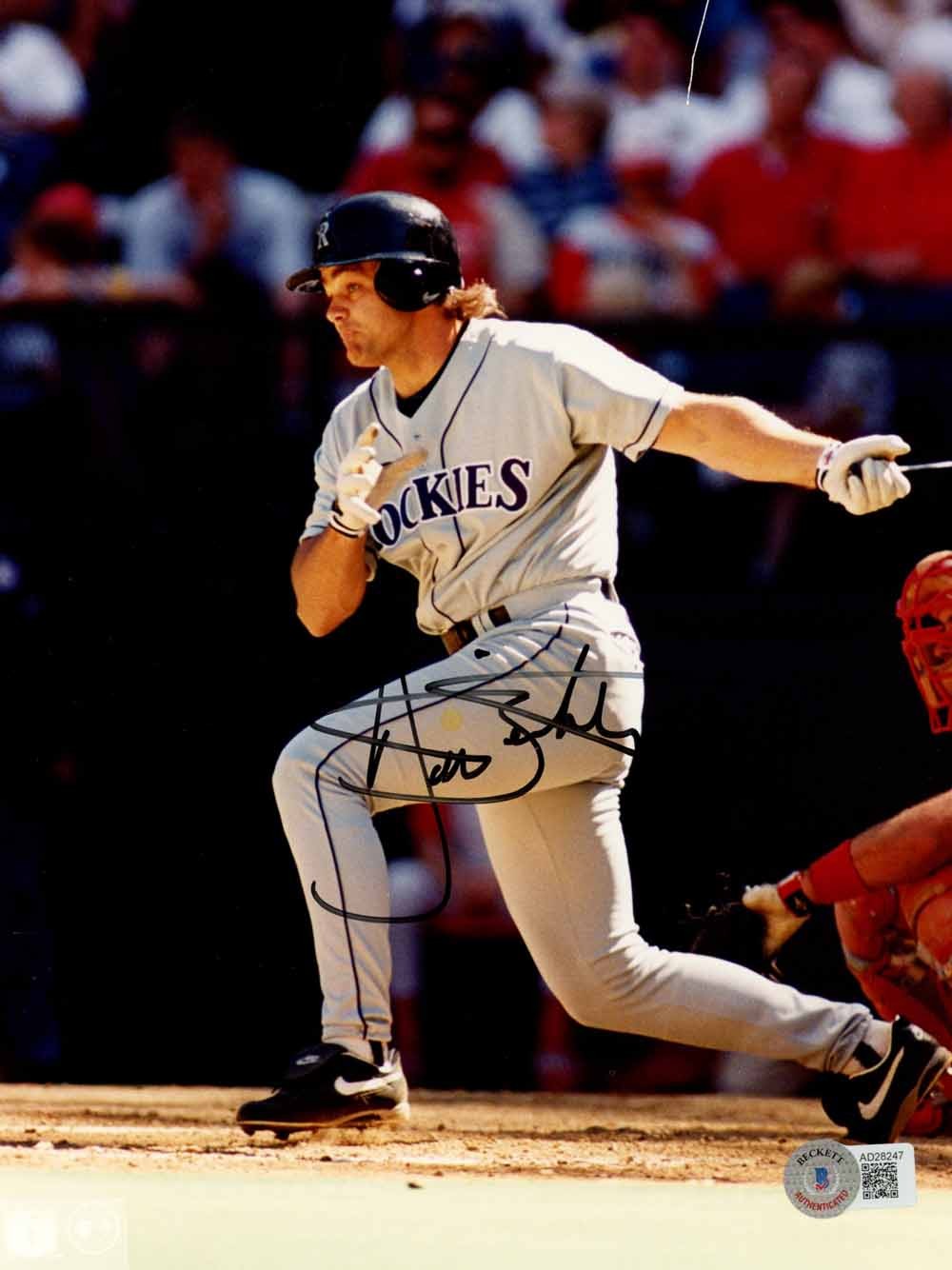 Dante Bichette Autographed Colorado Rockies 8x10 Photo