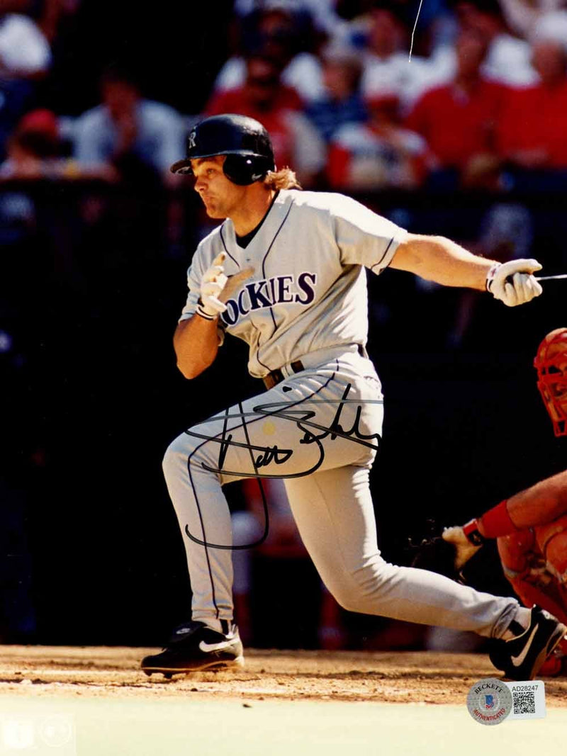 Dante Bichette Autographed Colorado Rockies 8x10 Photo