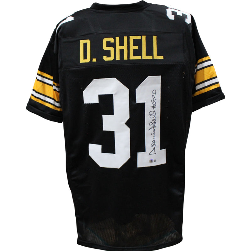 Donnie Shell Autographed Black Pro Style Jersey (HOF 2020 Inscription)