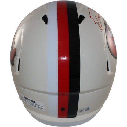 George Kittle Autographed San Francisco 49ers Full Size Retro Helmet