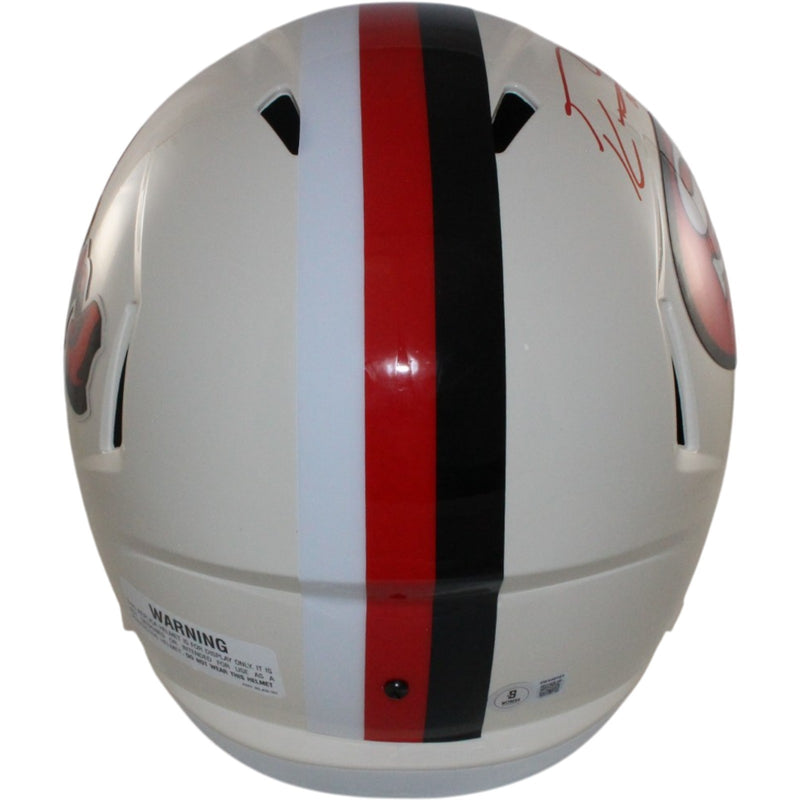 George Kittle Autographed San Francisco 49ers Full Size Retro Helmet