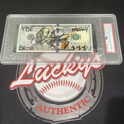Floyd Mayweather Jr Signed $100 Bill with 4 Inscriptions PSA 10