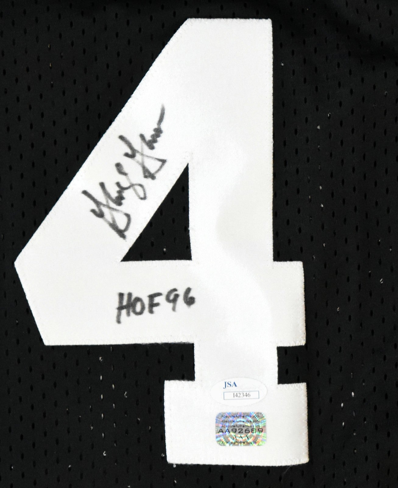 George Gervin Signed San Antonio Spurs Custom Black Jersey