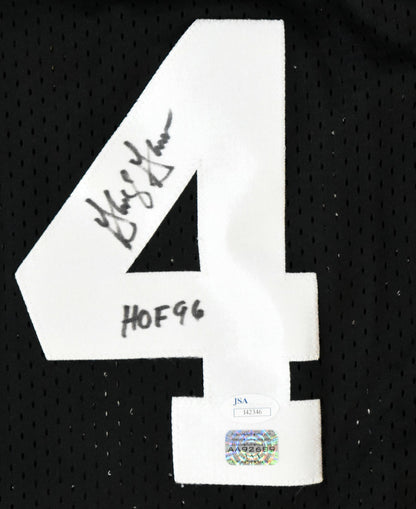 George Gervin Signed San Antonio Spurs Custom Black Jersey