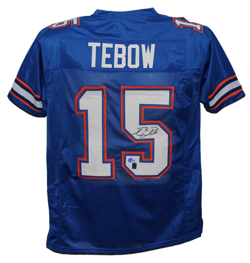 Tim Tebow Autographed Florida Gators College Style Custom Jersey