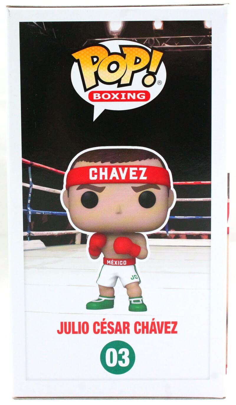 Julio Cesar Chavez Signed Funko Pop Figurine #03