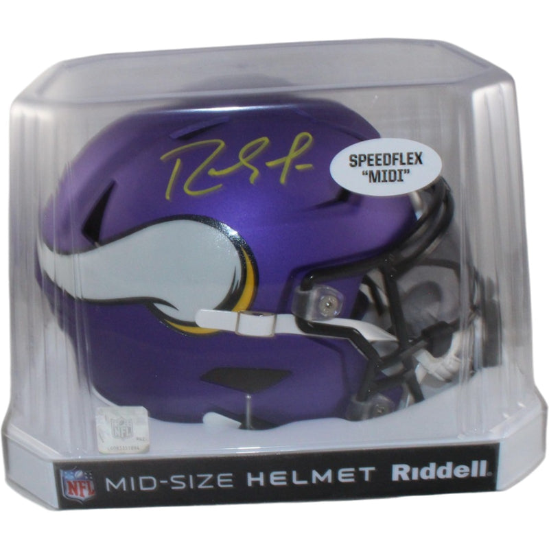 Randy Moss Autographed Minnesota Vikings Mid-Size Helmet