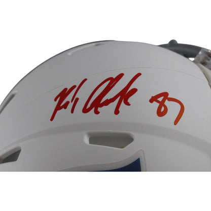 Rob Gronkowski Signed New England Patriots Rivalries Mini Helmet (Beckett)