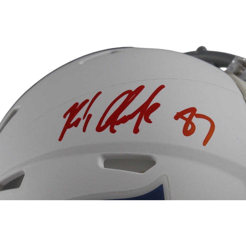 Rob Gronkowski Signed New England Patriots Rivalries Mini Helmet (Beckett)
