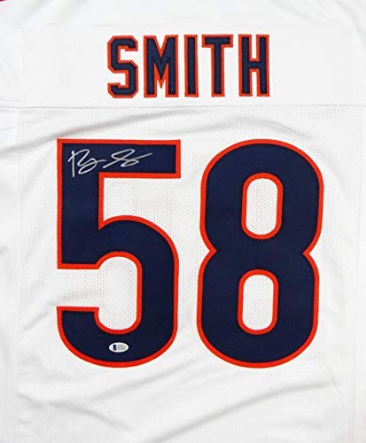 Roquan Smith Autographed White Custom Jersey