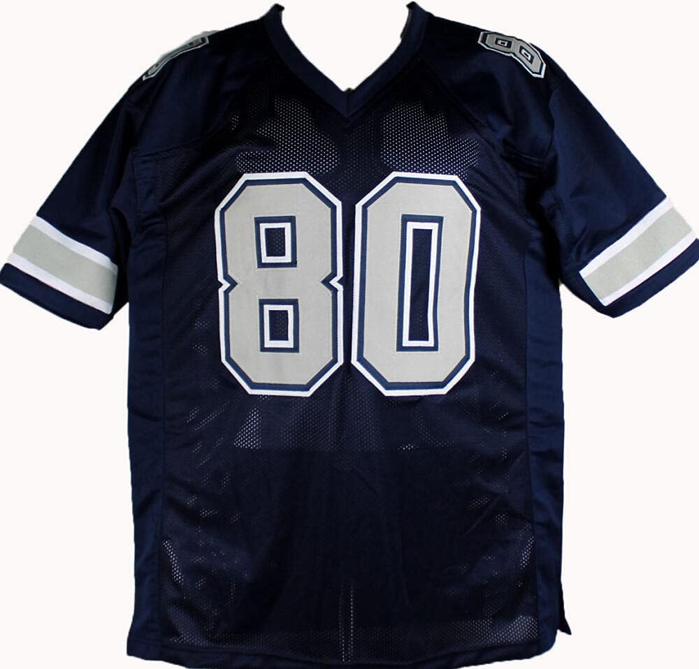 Alvin Harper Signed Dallas Cowboys Custom Blue Jersey "2x SB Champs"