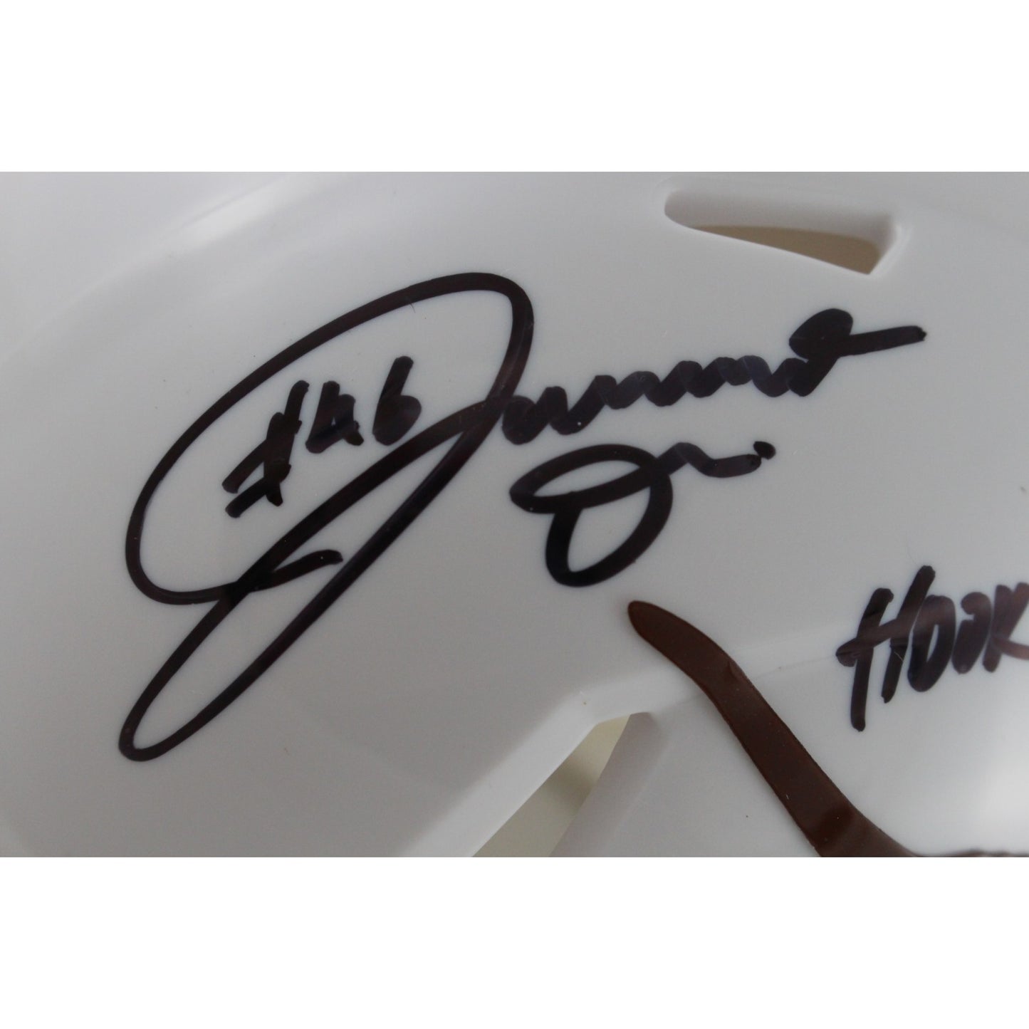 Joseph Ossai Autographed Texas Longhorns Mini Helmet Hook Em Insc.