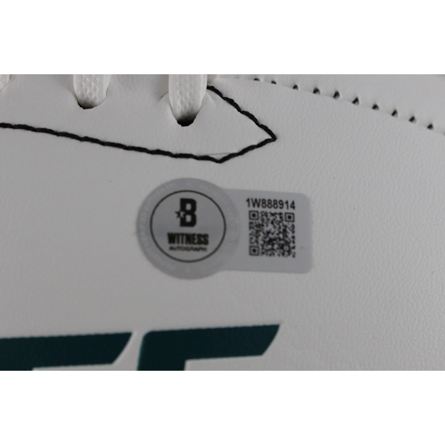 AJ Brown Autographed Philadelphia Eagles Logo Football