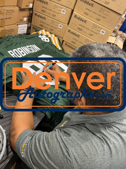 Dave Robinson Autographed Green Pro Style Jersey